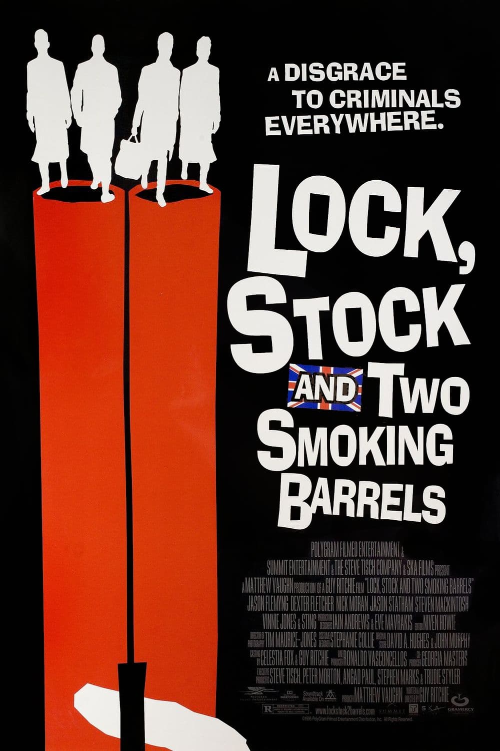 Cool Britannia: The US poster artwork for ‘Lock Stock’
