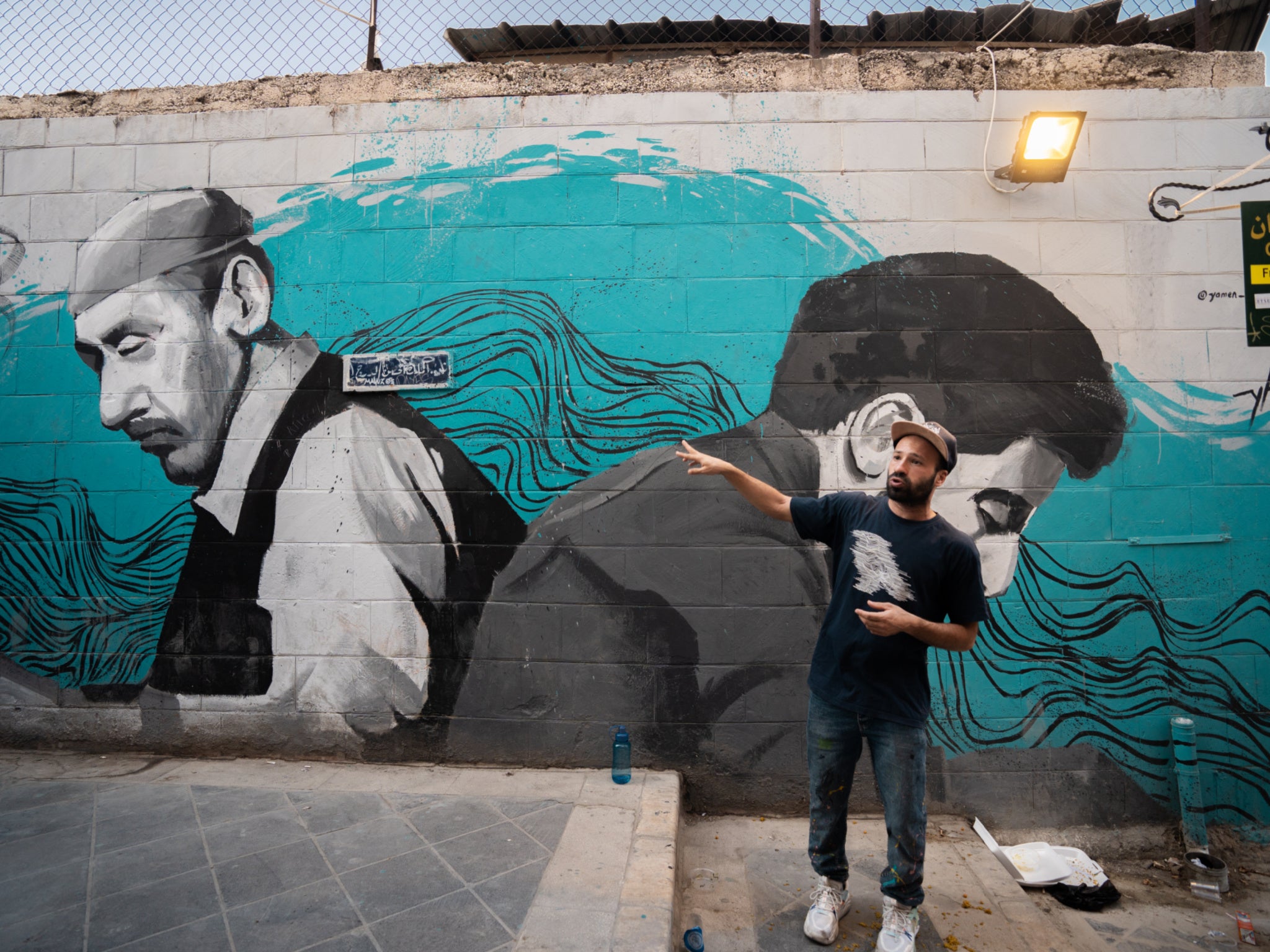 The Underground Amman tour explains the story behind some spectacular street-art murals