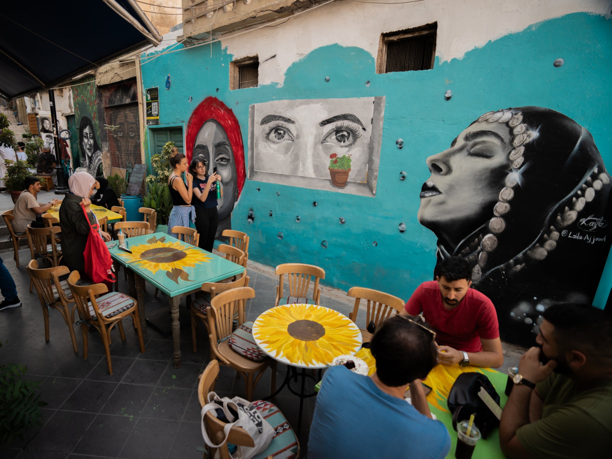 Around 70 per cent of street art in Amman is created by female artists