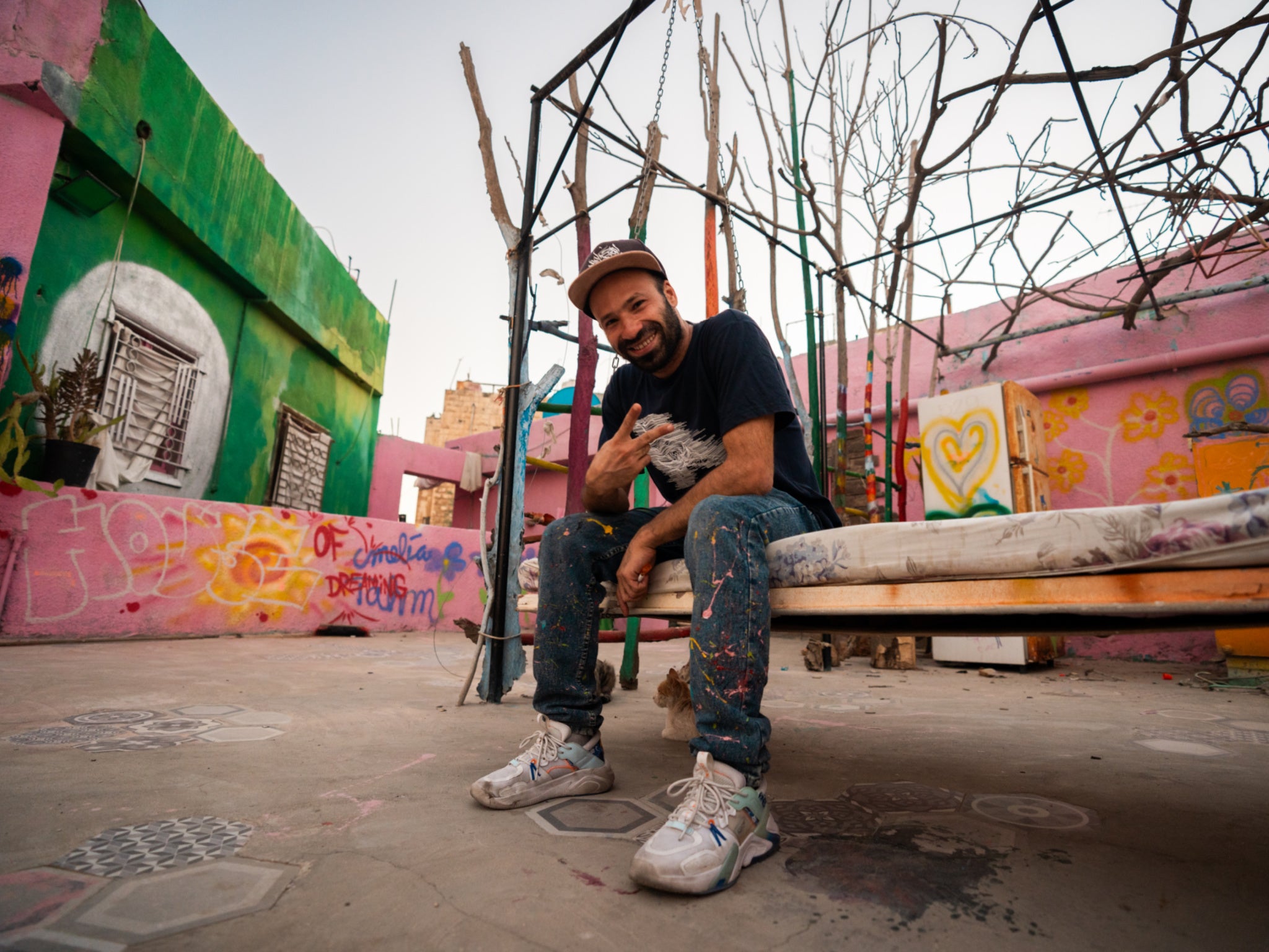 Alaeddin Rahmeh is a co-founder of the Underground Amman tour