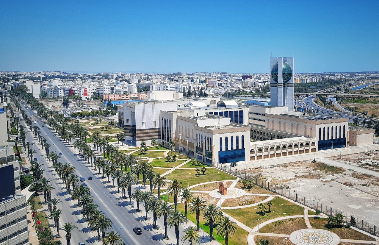 Tunis is one of the biggest cities in northwest Africa