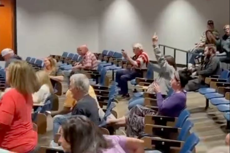 Marjorie Taylor Greene appears to have inadvertently captured constituent giving her the finger in video