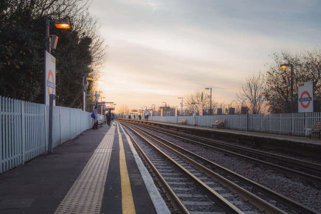 The dead man, who has not been named, was seen close to the tracks near the East Acton underground station before being hit by a passing train (Alamy/PA)