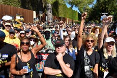 Kerry Washington, Martin Sheen shout for solidarity between Hollywood strikers and other workers