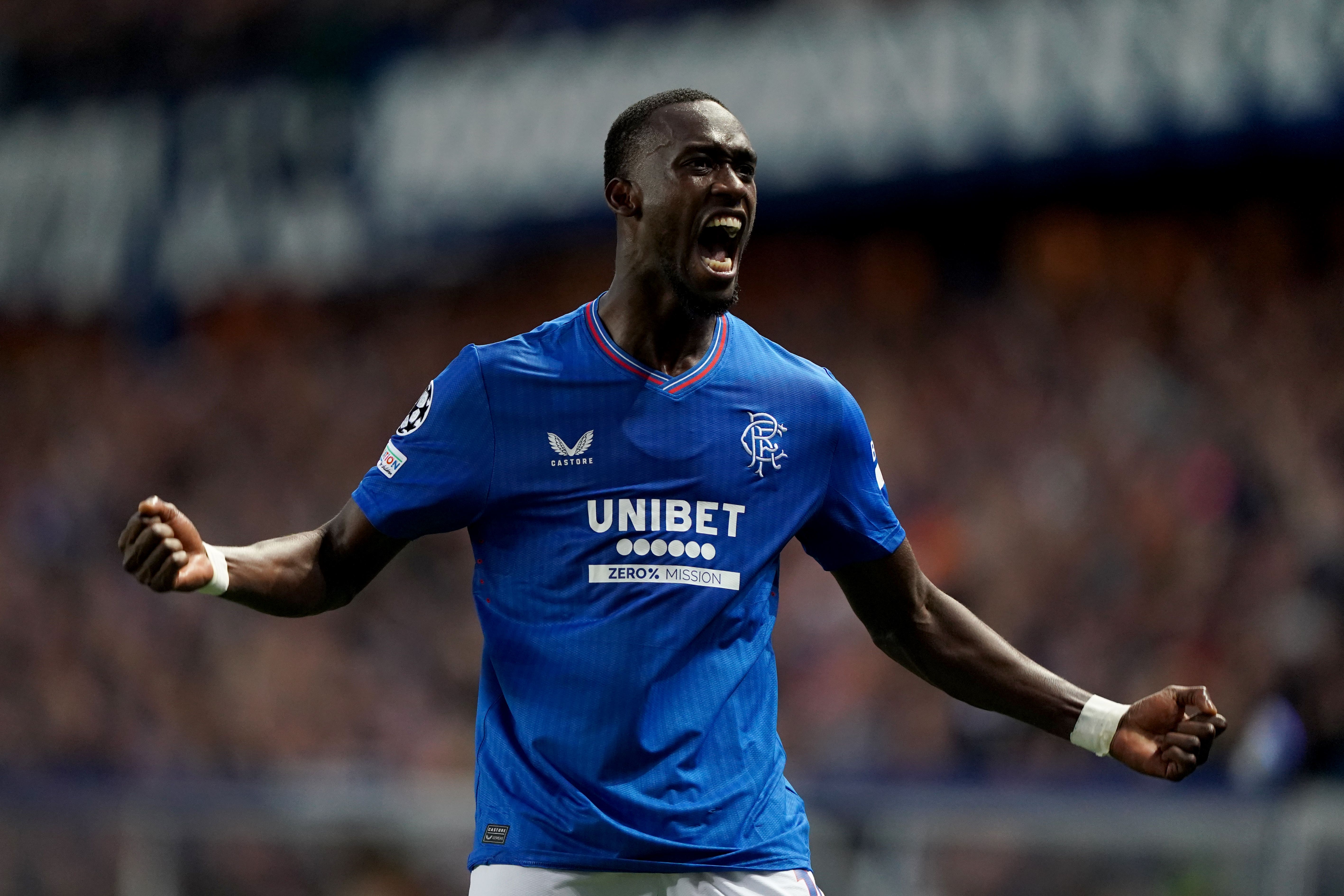 Abdallah Sima scored for Rangers against PSV (Andrew Milligan/PA)