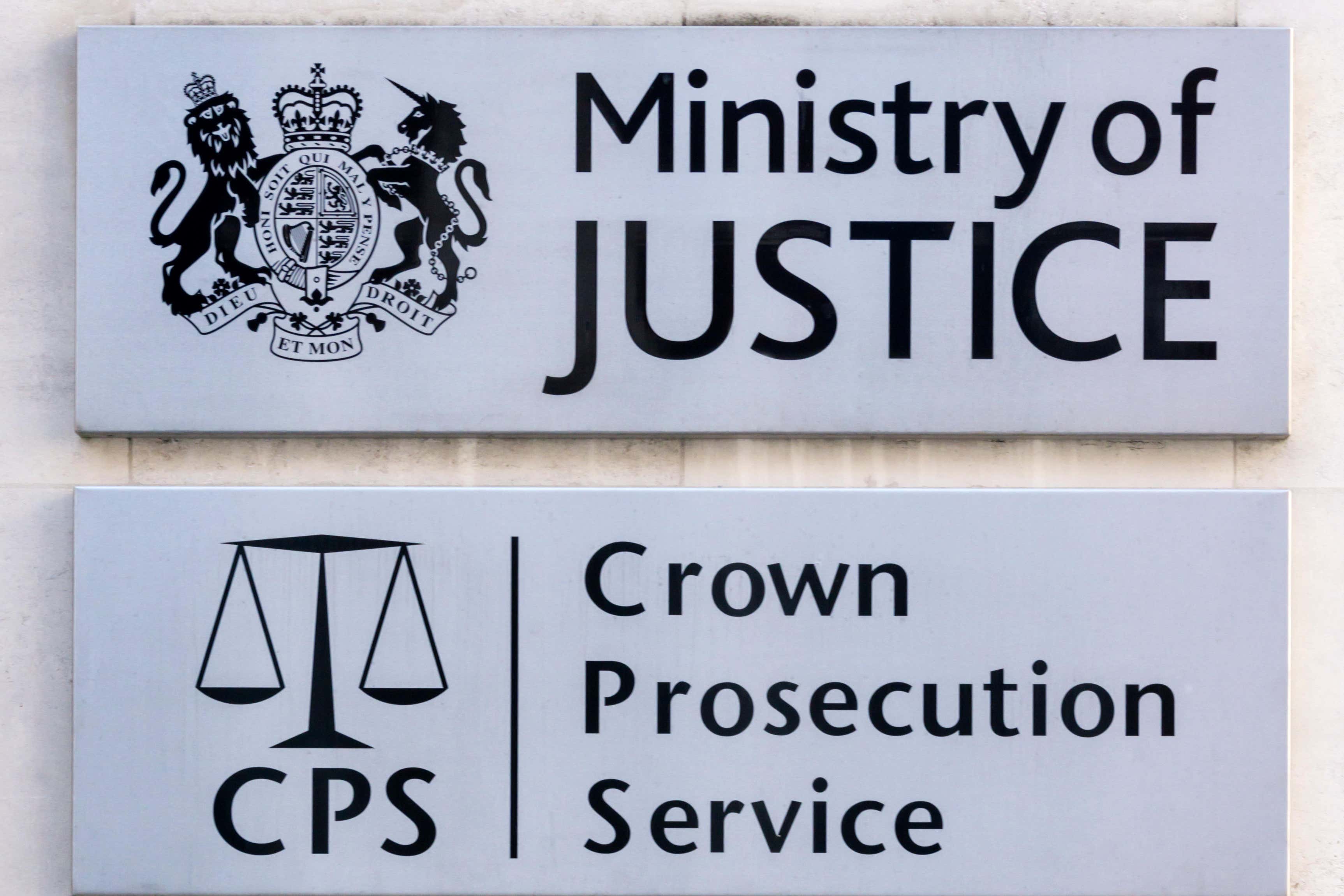 The Crown Prosecution Service has been told to ‘get a grip’ by a watchdog (Alamy/PA)