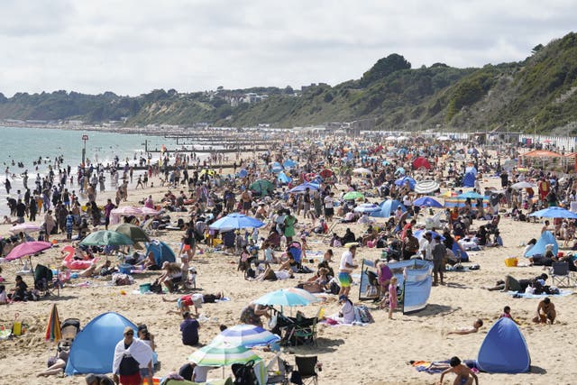 Forecasters say this could be the last hot spell this year (Andrew Matthews/PA)