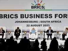 Xi Jinping fails to deliver speech at Brics summit addressed by Putin, Modi and other leaders