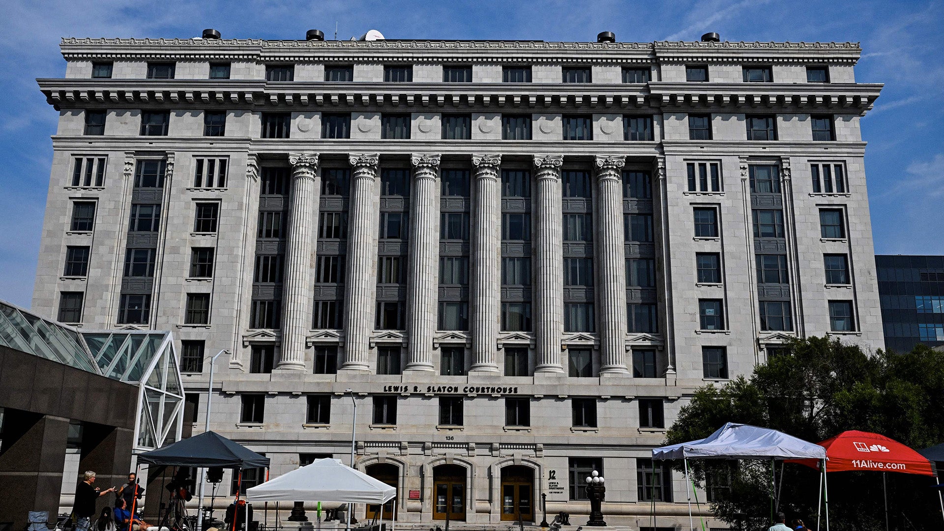 The Fulton County Jail in Atlanta, Georgia, on 22 August