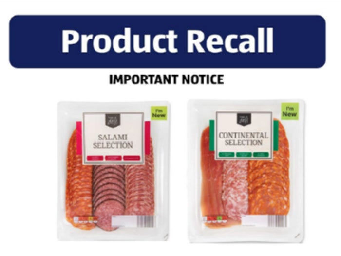 Aldi said the recall was a ‘precautionary measure’