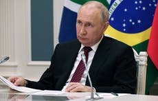 Watch live: Putin joins Brics leaders on final day of summit after Wagner leader ‘killed in crash’