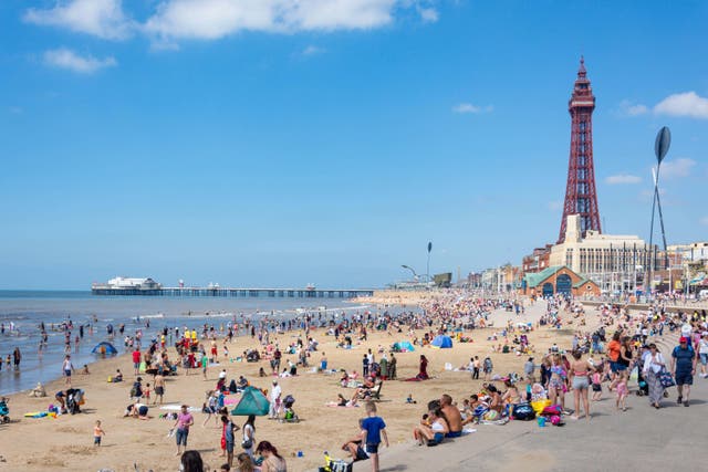 The Environment Secretary should ban water companies from discharging sewage on popular beaches over the Bank Holiday weekend, the Lib Dems have said (Alamy/PA)