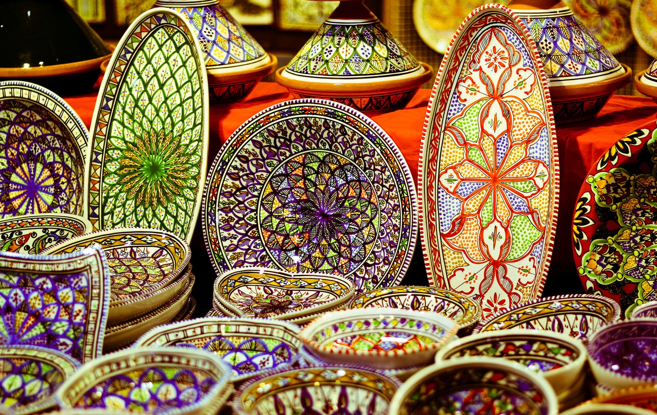 The souk is a labyrinth of jewels, leather and incense