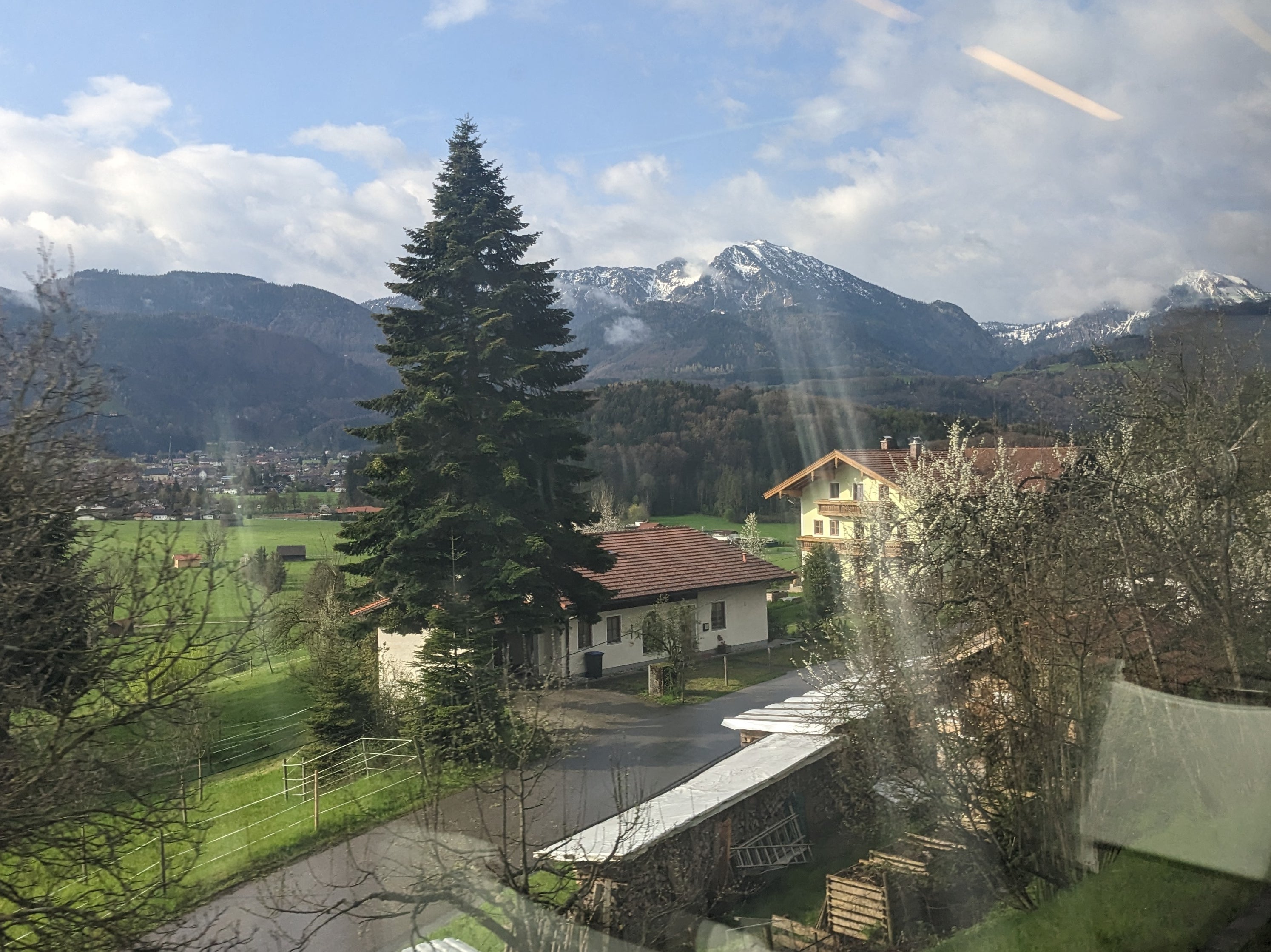 Train with a view: The Austrian countryside whizzing past the carriage window