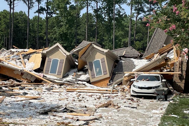 North Carolina Home Collapse
