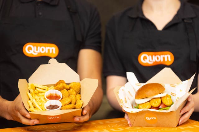 British brand Quorn is a world leader in the fermented market (David Parry/PA)