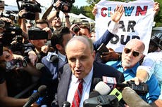 Rudy Giuliani gives awkward laugh over whether he regrets Trump relationship during Georgia surrender