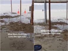Burning Man fans share heartbreak as desert venue is flooded by storm: ‘Squishy Mud Man more like’