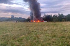 Wagner mercenary chief Yevgeny Prigozhin ‘killed’ in plane crash with no survivors