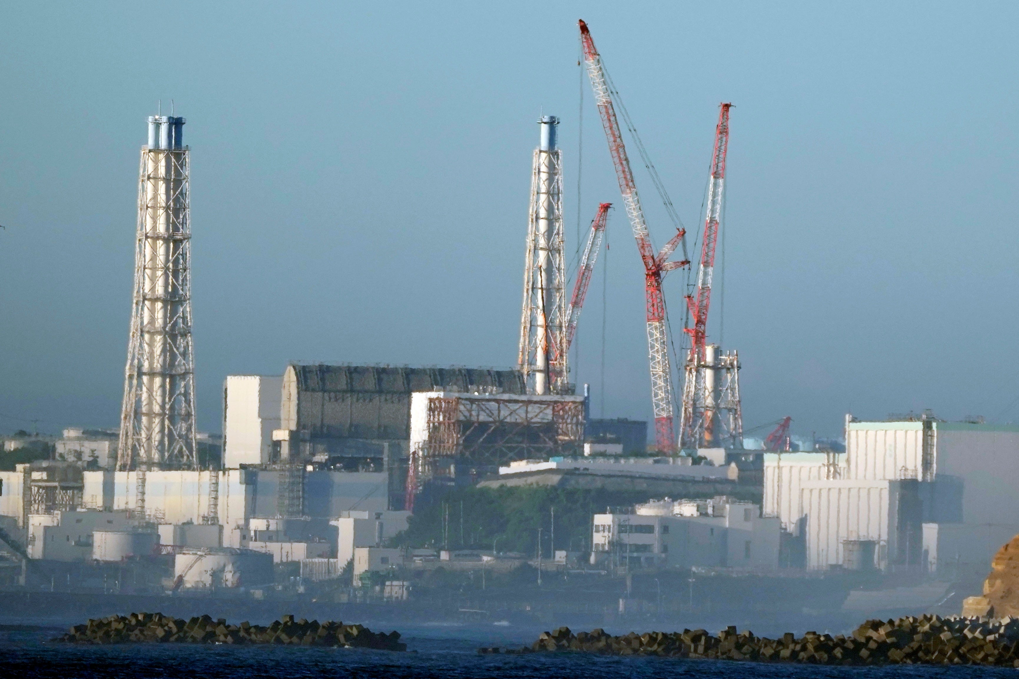 The Fukushima Daiichi nuclear power plant, damaged by a massive March 11, 2011, earthquake and tsunami
