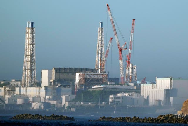 <p>The Fukushima Daiichi nuclear power plant, damaged by a massive March 11, 2011, earthquake and tsunami</p>