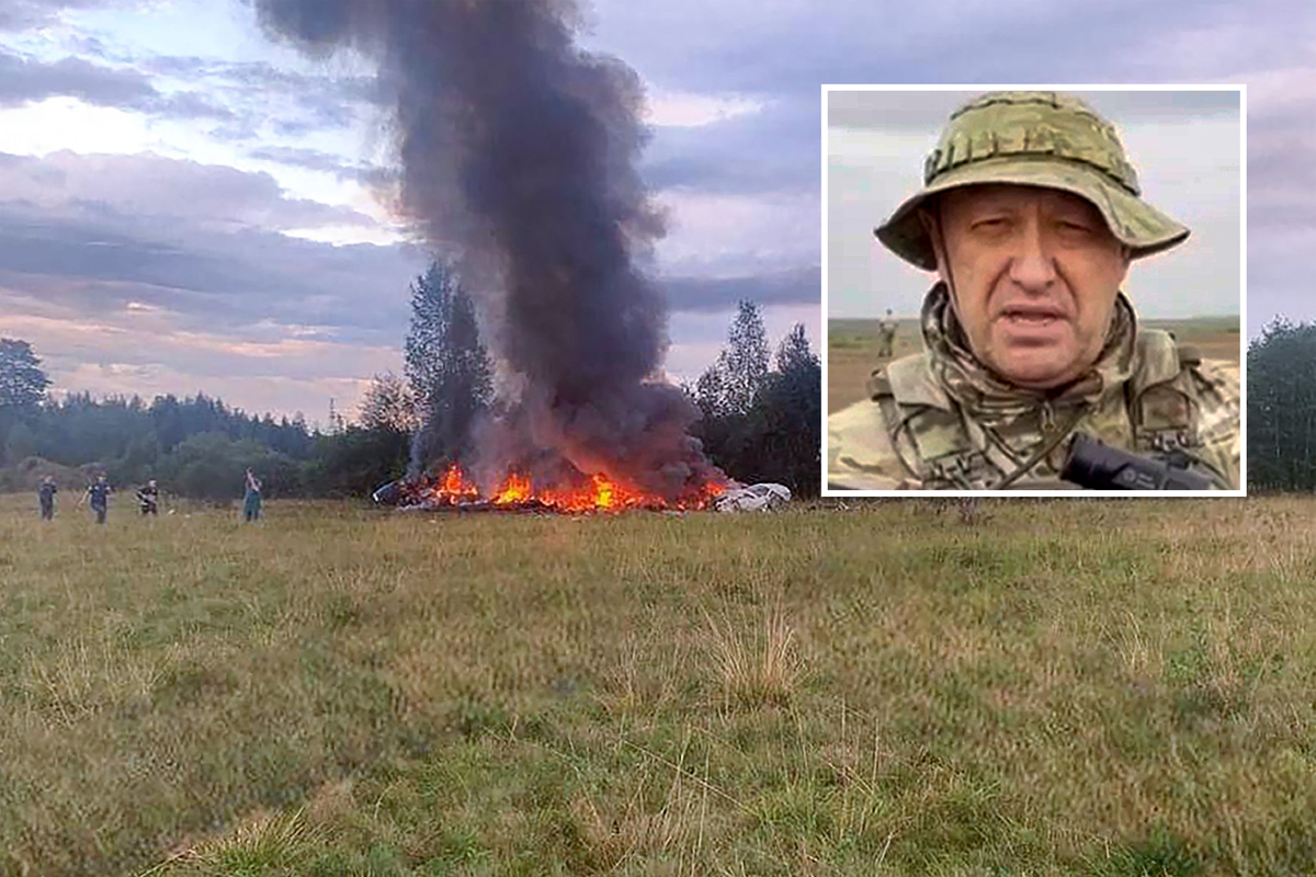 Ukraine war – live: Putin breaks silence on Prigozhin death as spy chiefs say explosion caused plane crash