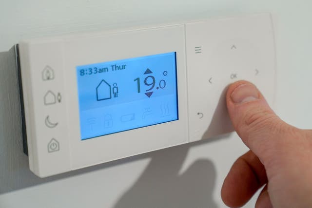 Unlike gas boilers, heat pumps use an automatic temperature control system (Andrew Matthews/PA)