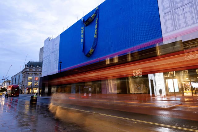 Ikea has pushed back the opening date for its new Oxford Street store to next year (David Parry/PA)