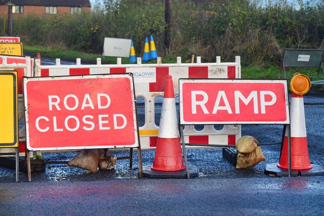 An average of 159 roadworks have been carried out every day since the start of 2020 because of leaks, figures suggest (Alamy/PA)