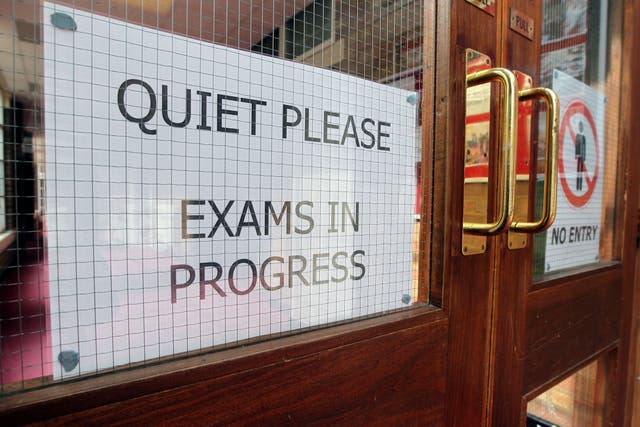 New figures show the gender gap in top GCSE grades is at its narrowest since 2009 (David Davies/PA)