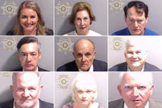 All the mugshots of Trump and his co-defendants after surrendering in Georgia 2020 election interference case