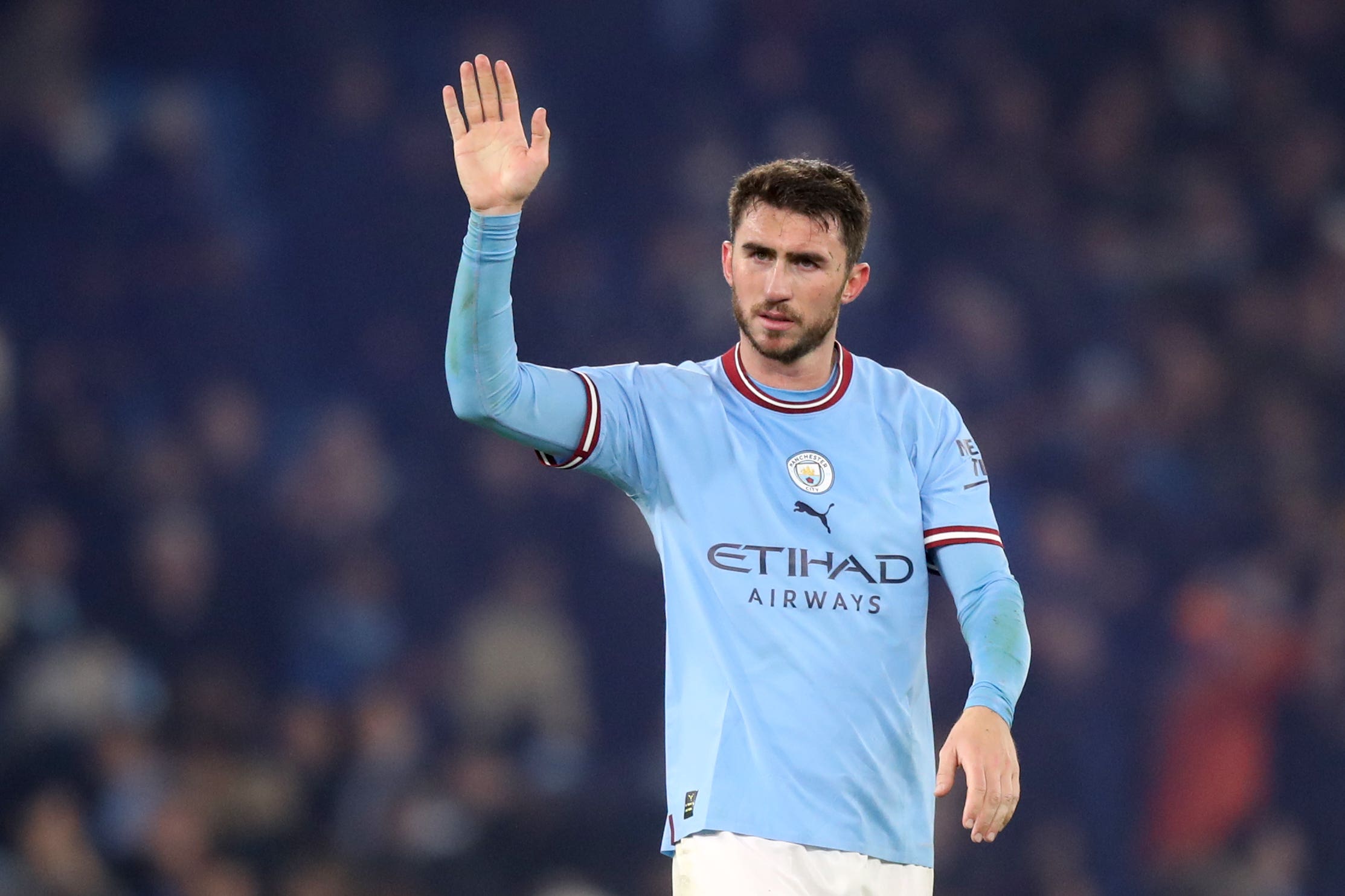 Aymeric Laporte has left Manchester City for Saudi Arabia (Isaac Parkin/PA)