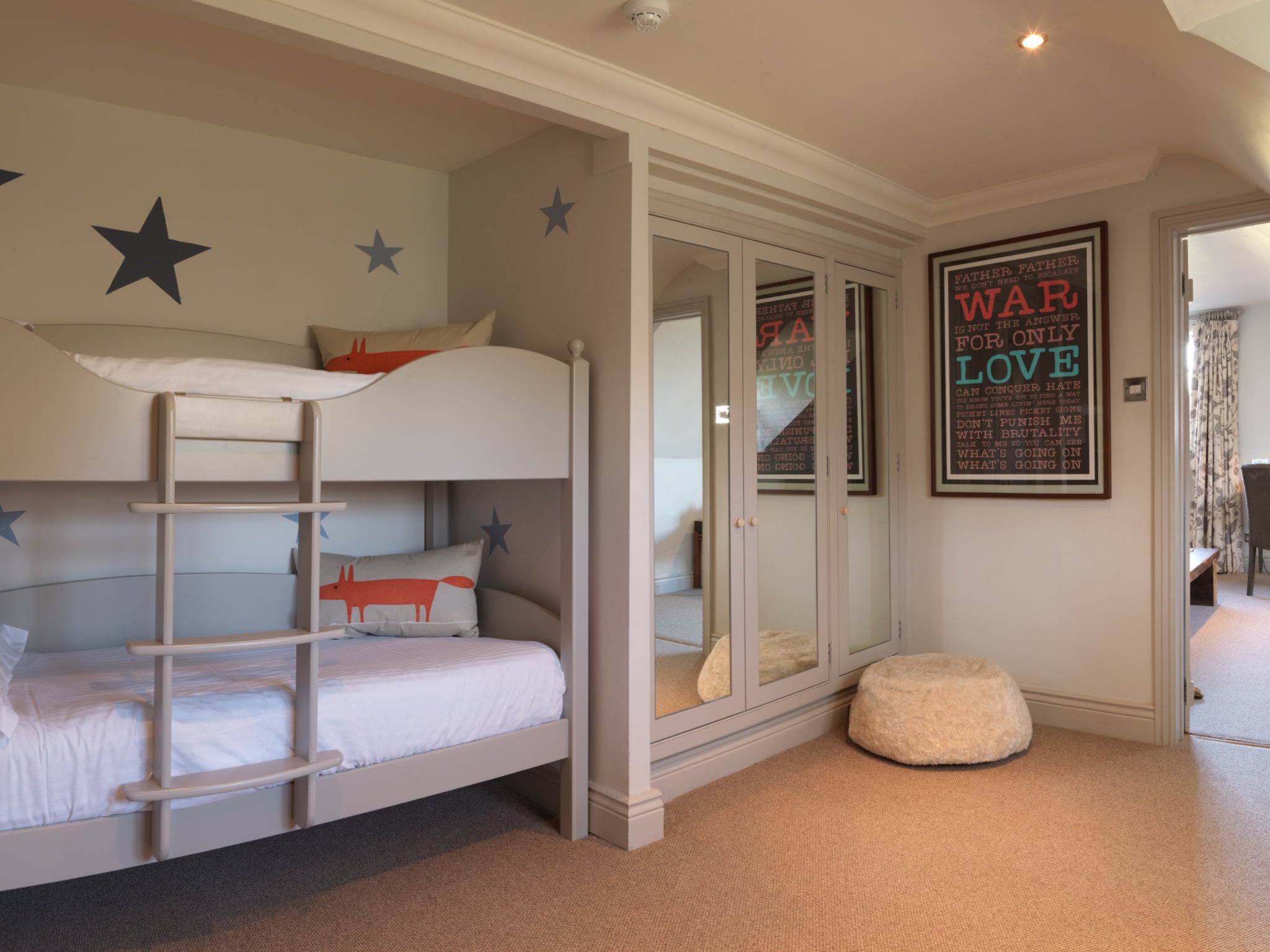 Family suites have a huge amount of room for kids to sleep and play