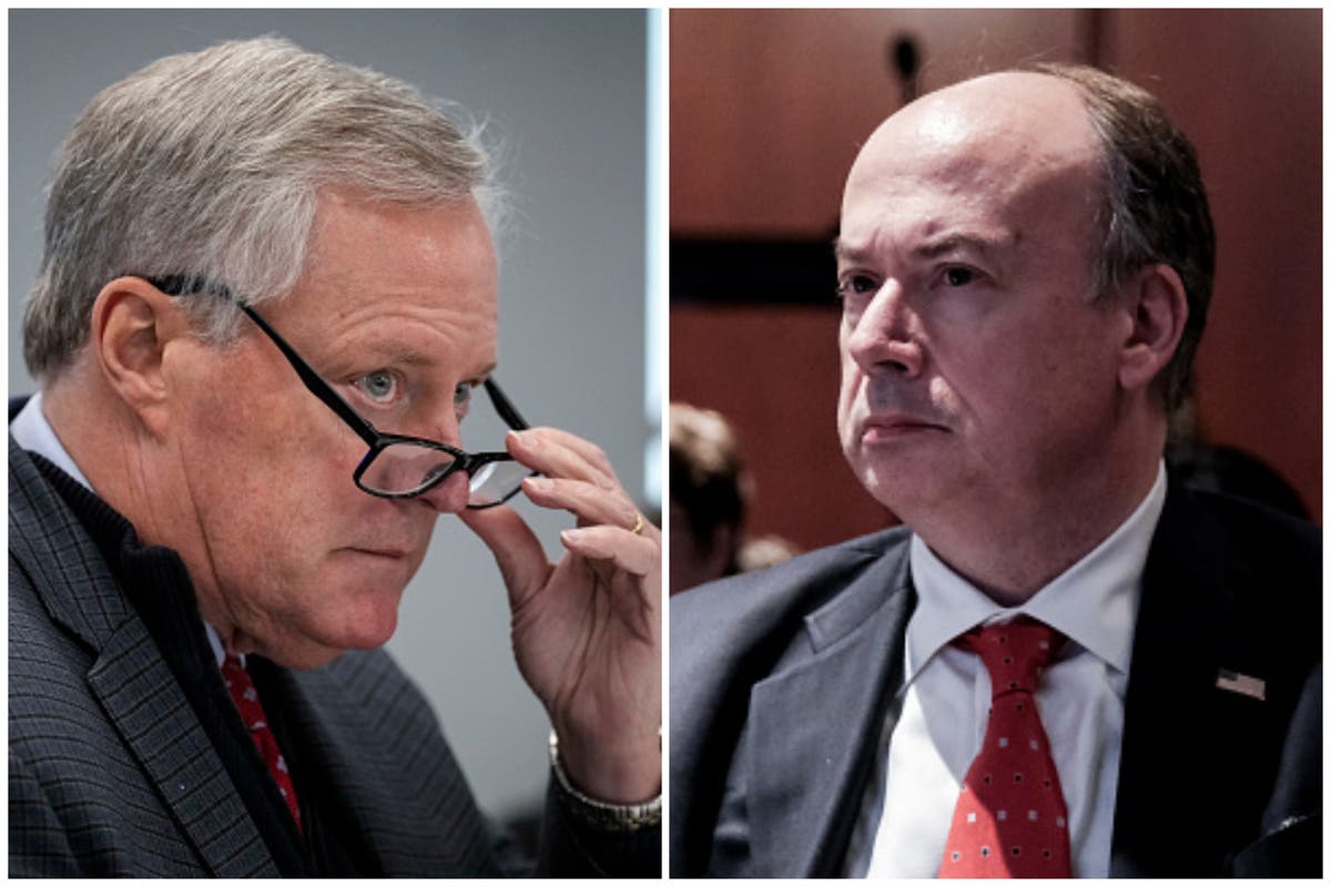 Mark Meadows and Jeffrey Clark cannot avoid arrest if they miss Friday deadline, judge rules