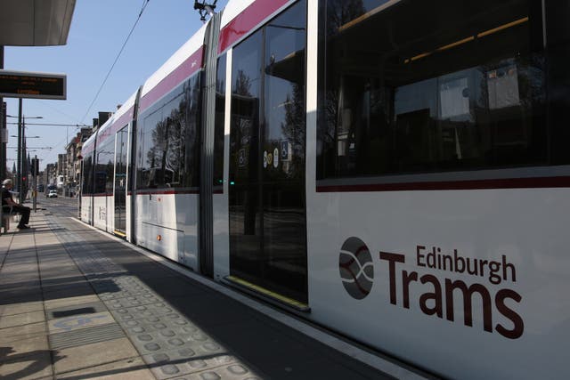 Edinburgh Trams have been fined £240,000 over the death of a pedestrian (David Cheskin/PA Wire)