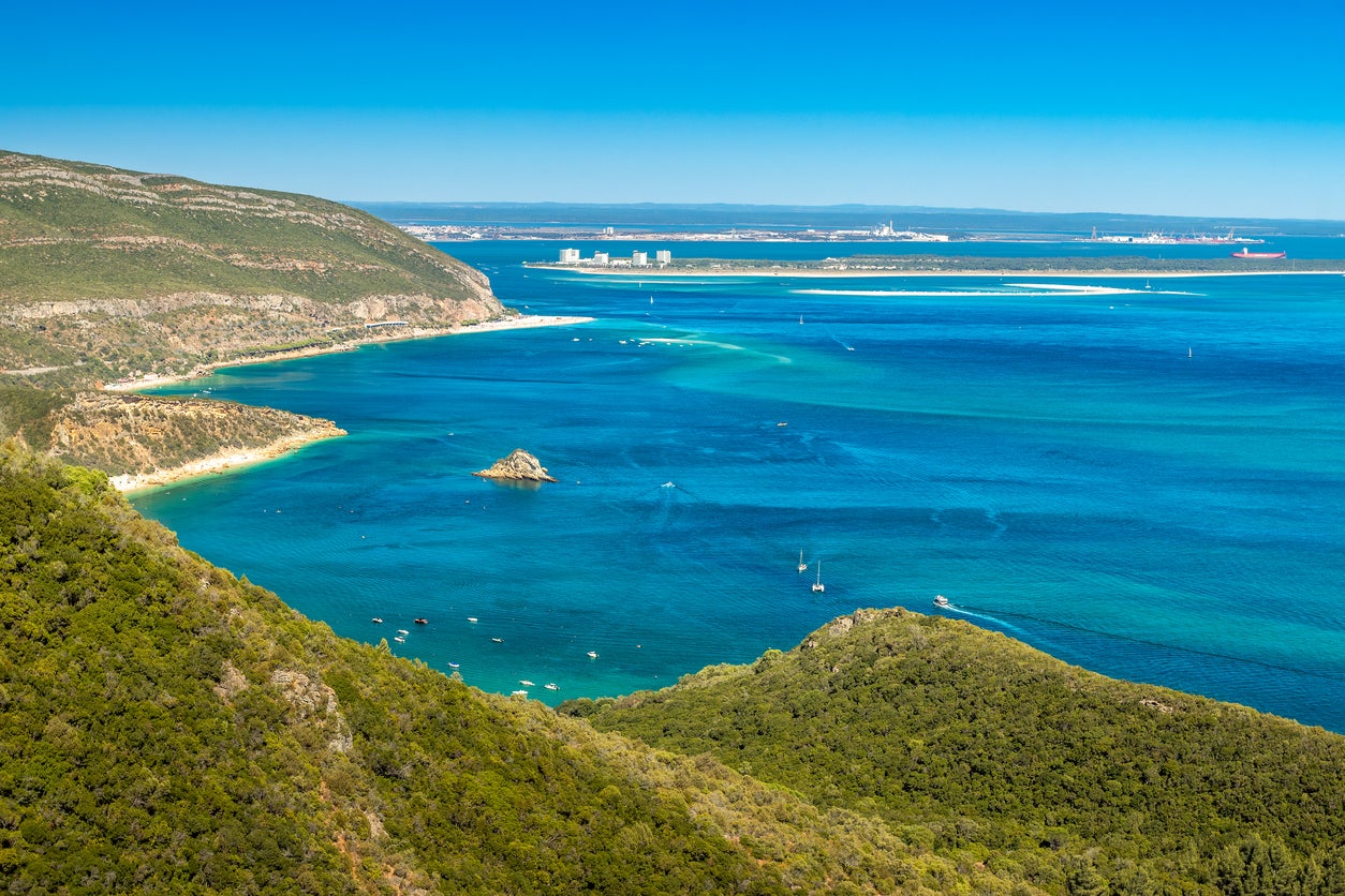 Hike the dramatic coastal footpaths of the Arrabida Nature Park