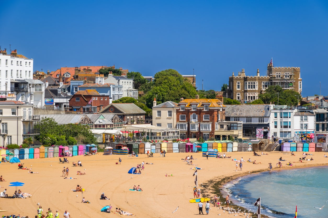 The beach at Broadstairs, Kent