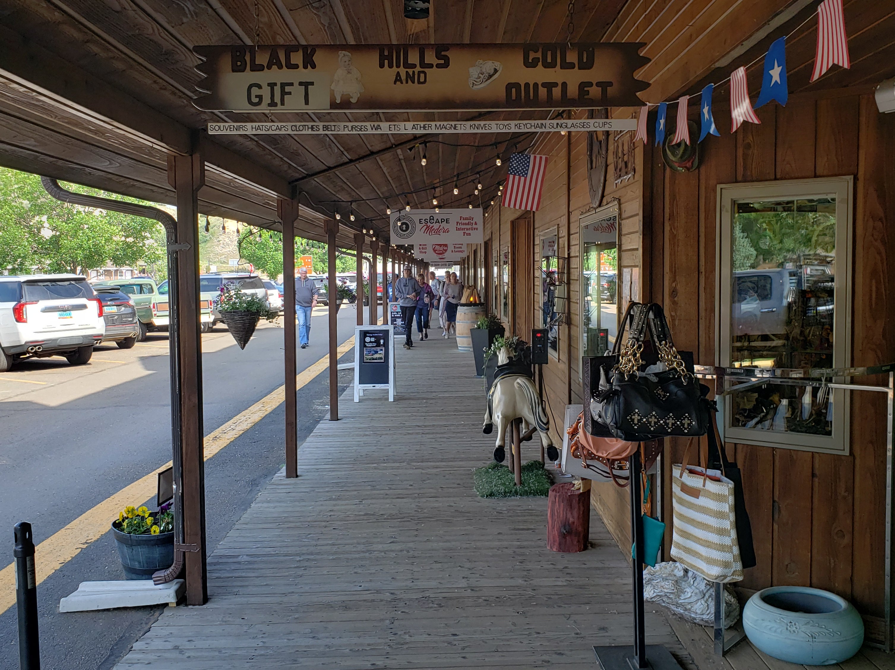 The city of Medora, North Dakota, sits near Little Missouri National Grassland or Theodore Roosevelt National Park