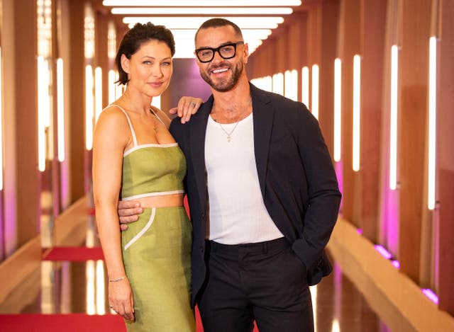 <p>Emma and Matt Willis on ‘Love is Blind UK’</p>