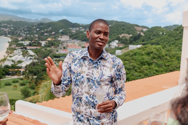 <p>Grenada Prime Minister Dickon Mitchell </p>