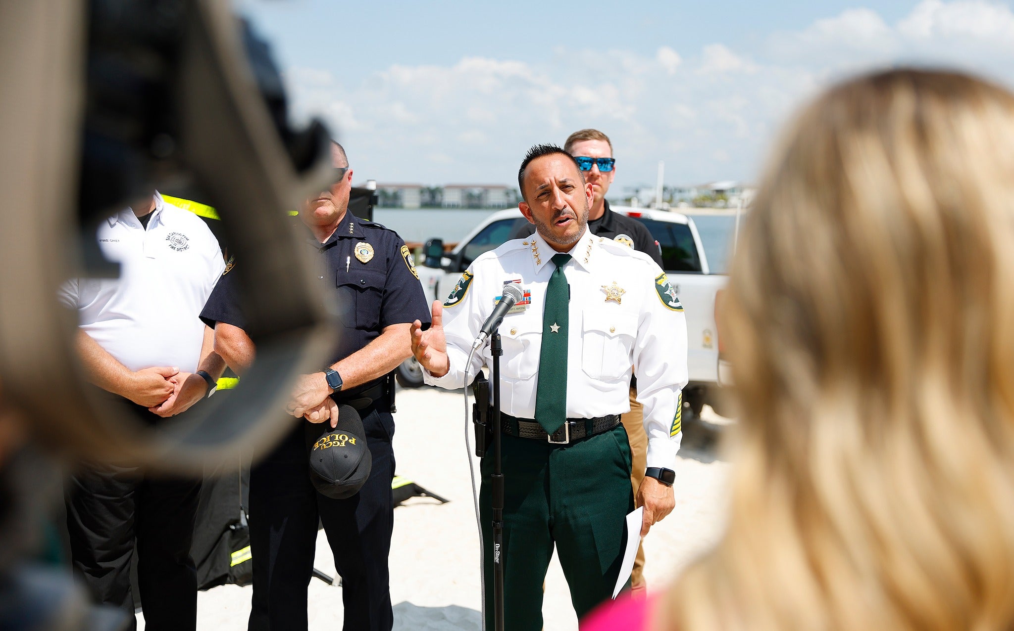 Lee County Sheriff Carmine Marceno announces the discovery of Florida Gulf Coast University student Graham McGrath’s body