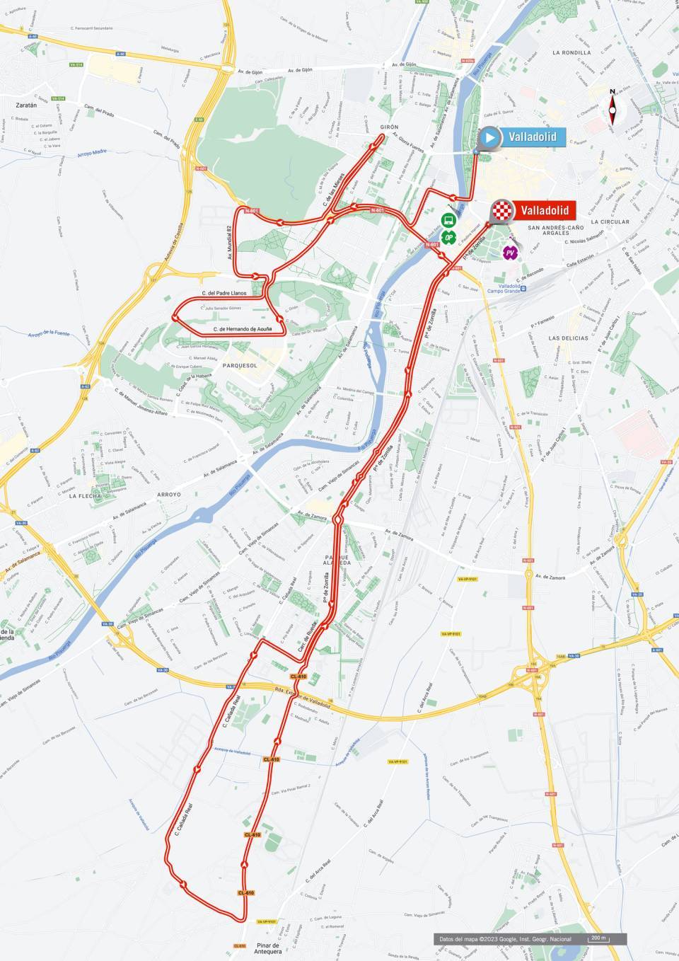 La Vuelta a Espana 2023 – stage 10 map