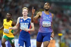 Matt Hudson-Smith claims silver medal for Great Britain in Budapest