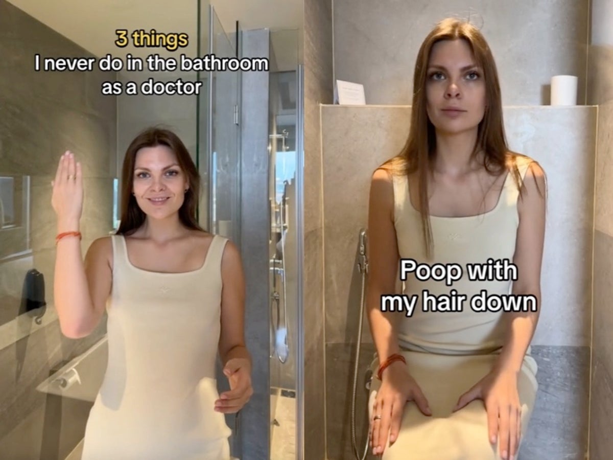 TikTok doctor shares why you should put your hair up before going to the toilet