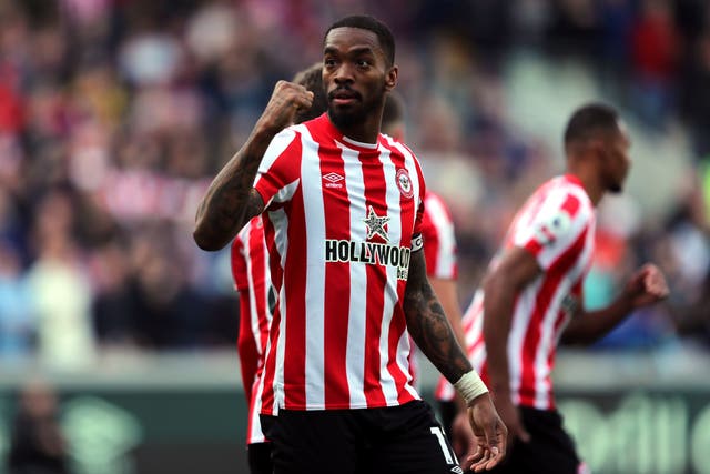 Brentford’s Ivan Toney has been linked with a January transfer move (Rhianna Chadwick/PA)