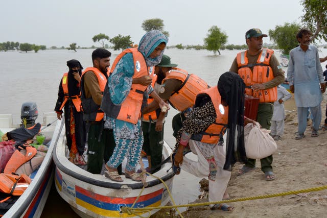 Pakistan Floods Evacuations