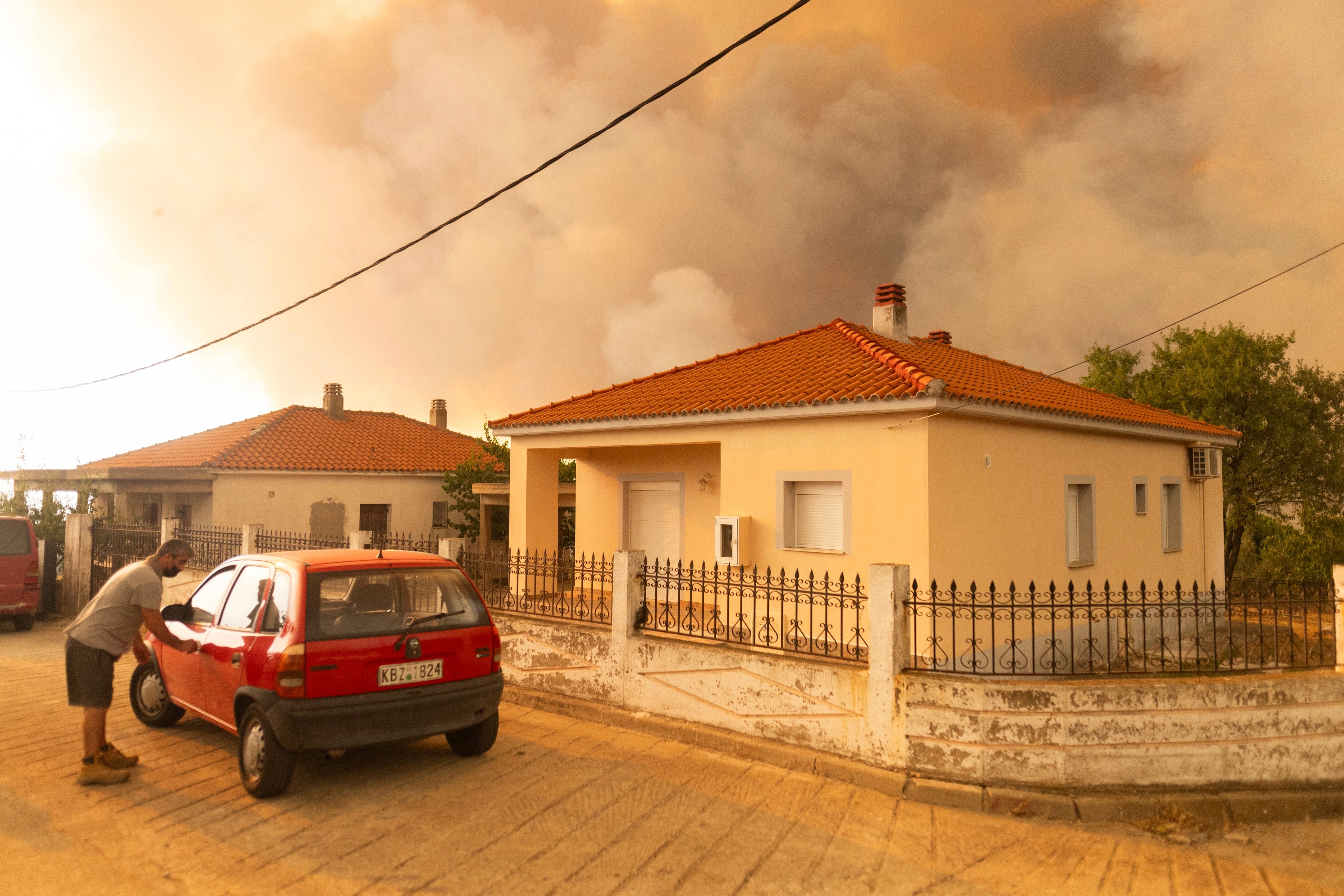 Greece wildfires Arsonist scums will be held accountable as blazes rip through country The Independent