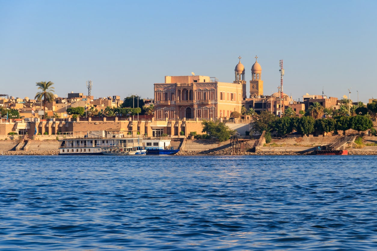 Luxor sits in the east of the country on the banks of the Nile