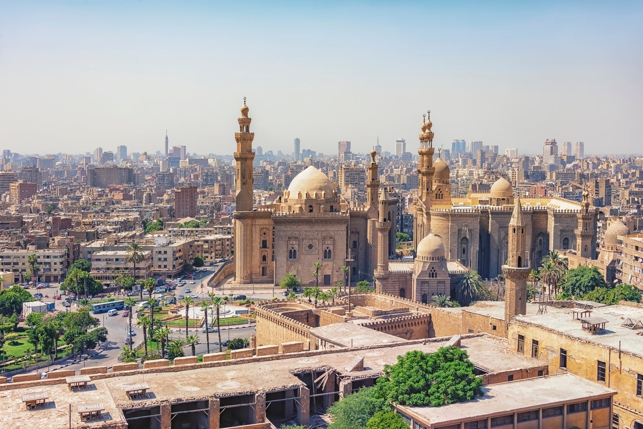 Cairo is a muddle of modern skyscrapers and ancient attractions