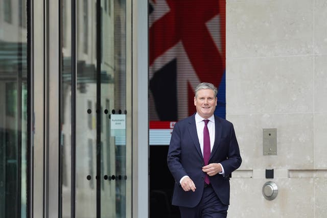 A majority of the public said they think it is ‘likely’ that Sir Keir Starmer will become prime minister (Stefan Rousseau/PA)